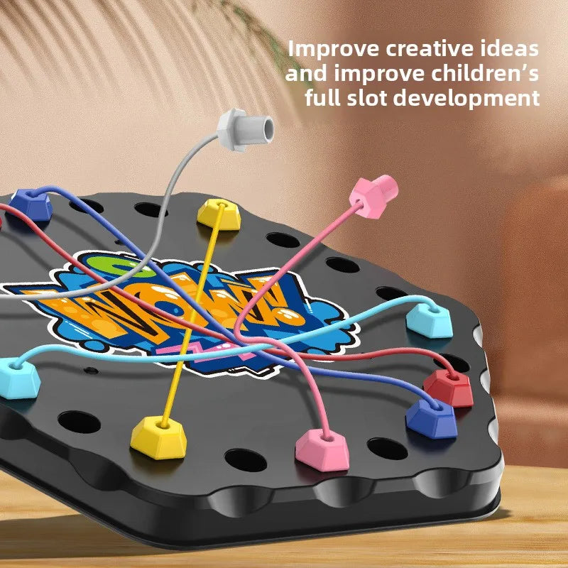 Color Rope Logic Game – Thinking & Interactive – Board Game