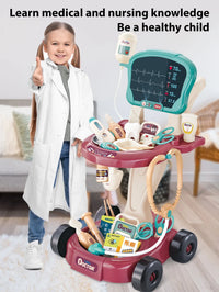 Thumbnail for Mini Medic - Caring & Smart - Doctor Cart Toy Set