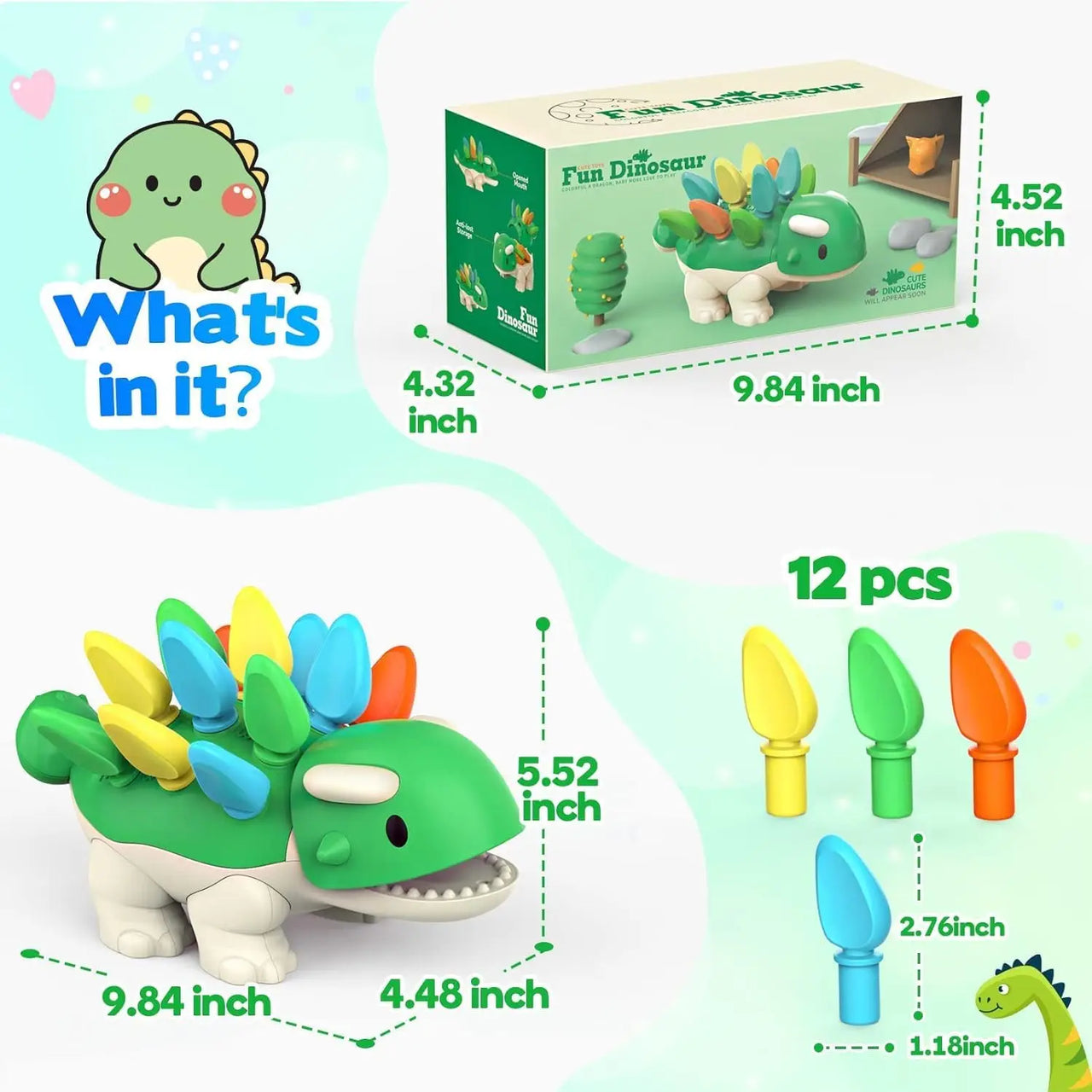 Dino Discovery™ - Recognizing Color & Numbers - Fine Motor Skills
