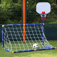 Thumbnail for Kids Ball Games - Double Fun - Soccer & Basketball Toy Set