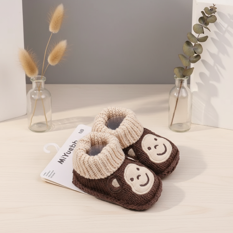 Mini Fashion – Knitted Baby Booties (3-6 months)