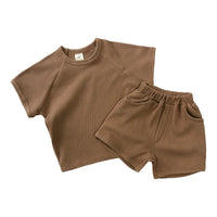 Thumbnail for Mini Fashion™ - Summer rib fabric clothing set.