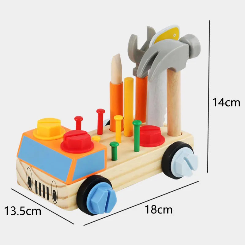 Woods™ - Turn & Learn - Montessori Car Screwboard