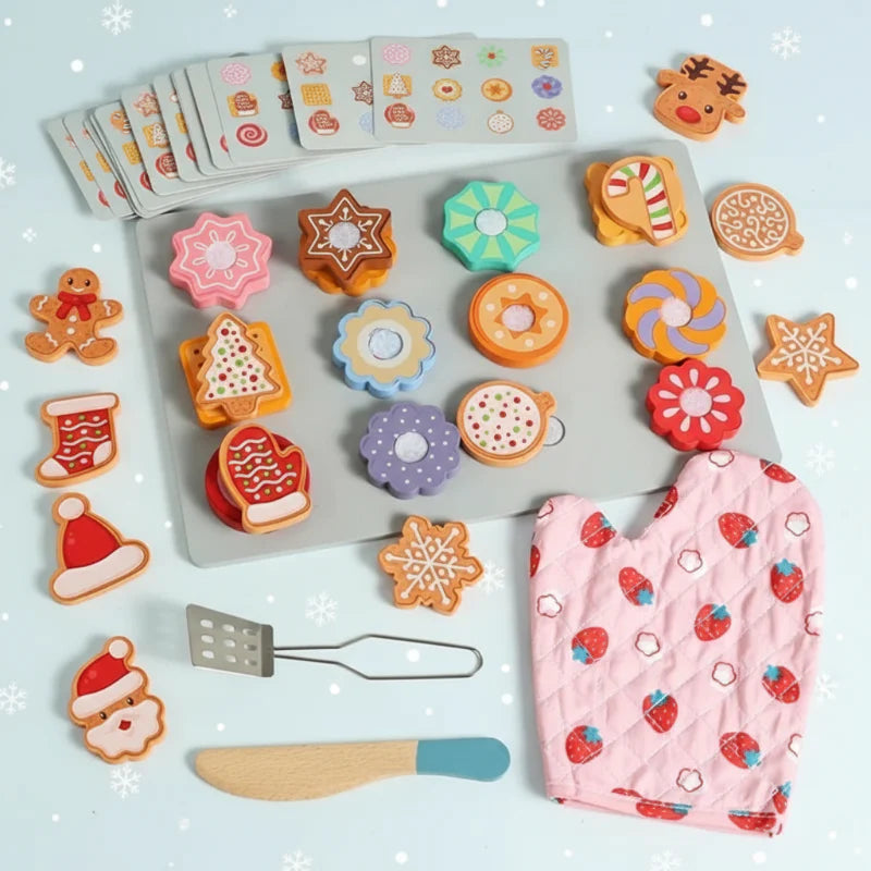 TinyKitchen – Creative & Playful – Wooden Cookie Sorting Game