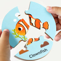 Thumbnail for Animal Match™ – Turn & Discover - 3-piece Puzzle