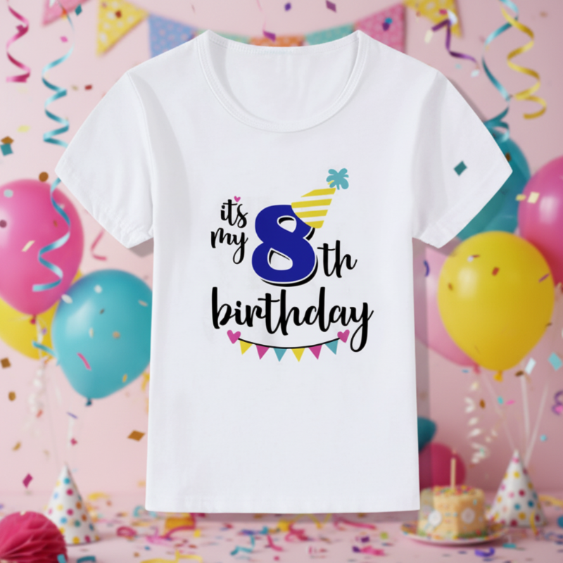 Birthday Graphic Tee – Cute & Lighthearted – Kids' Birthday T-shirt