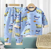 Thumbnail for Mini Fashion™ - Kinder Cartoon Fleece Pyjama