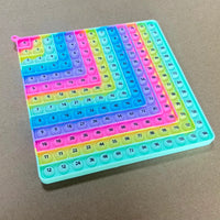 Thumbnail for Multicolor Fidget Board™ - Improve math skills - Math Fidget Board