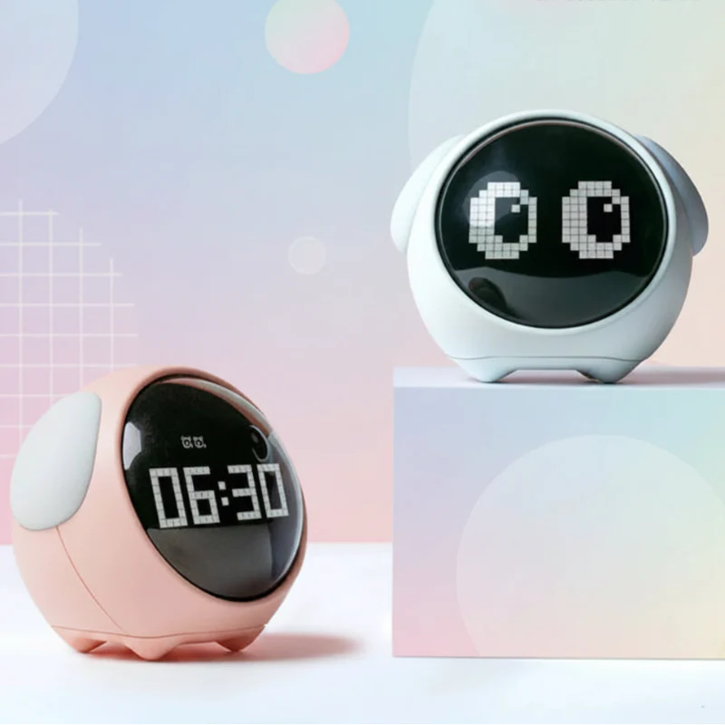 Cute Expression Alarm Clock – Cute & Practical – Kids' Alarm Clock