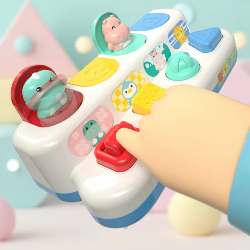 Pop Up Activity Toy – Discover & Learn – Sensory Baby Toys