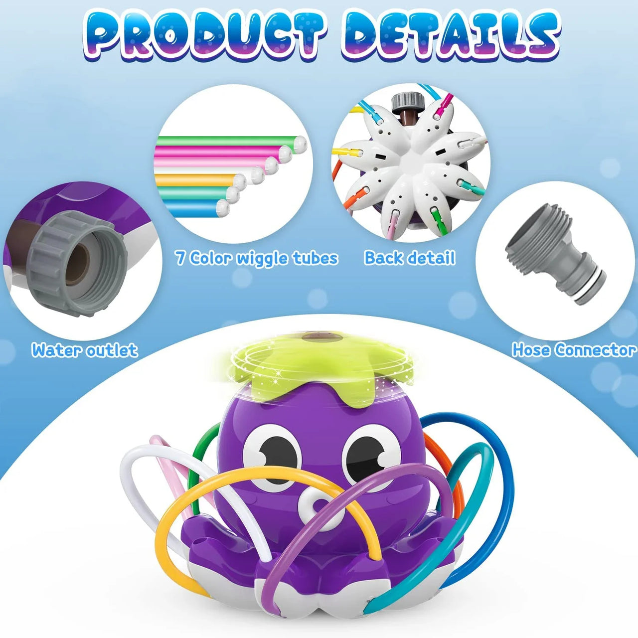 Octopus Sprinkler™ – Splash Fun Octopus - Water Sprayer Garden