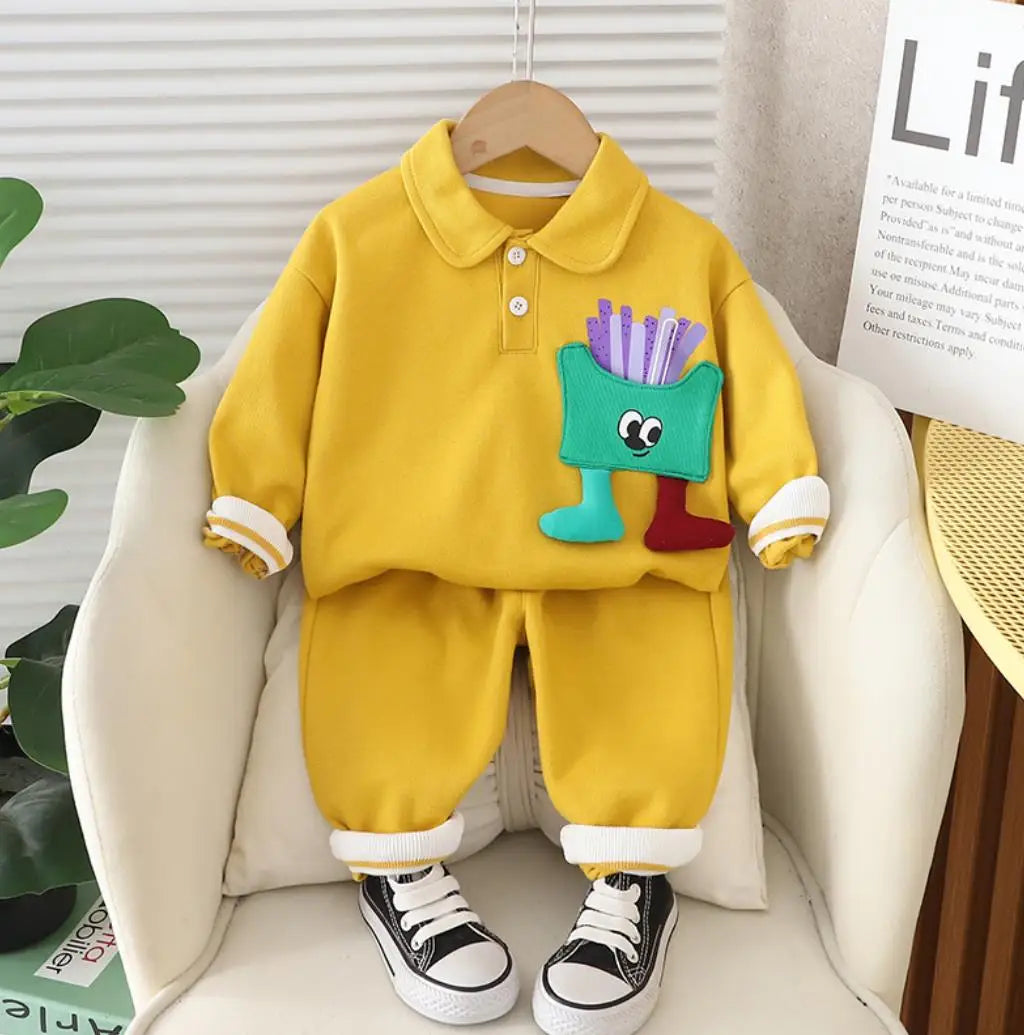 Mini Fashion™ - Cute Fries - Two-piece Outfit