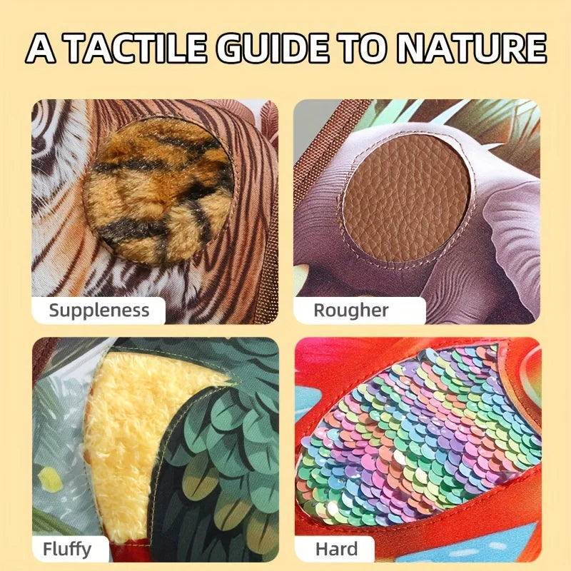 Touch Book™ – Tickles & Colors - Senses Booklet Animals