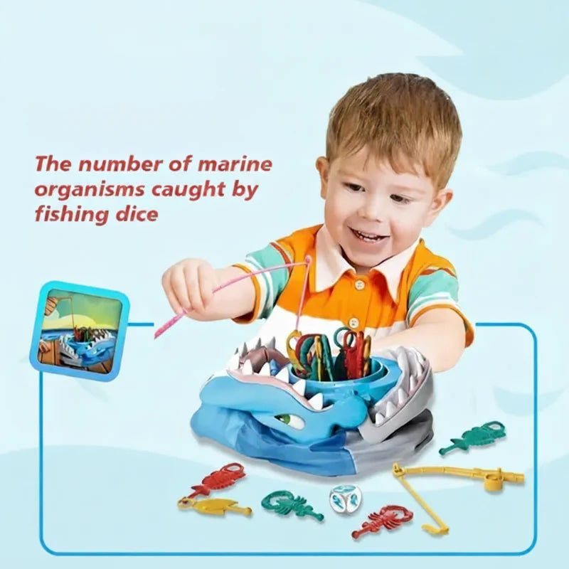 SharkAttack – Playful & Educational – Party Game with Colorful Sea Creatures