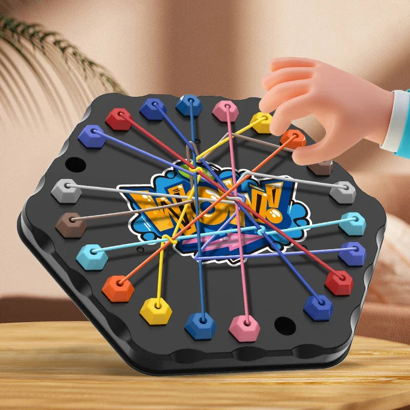 Color Rope Logic Game – Thinking & Interactive – Board Game