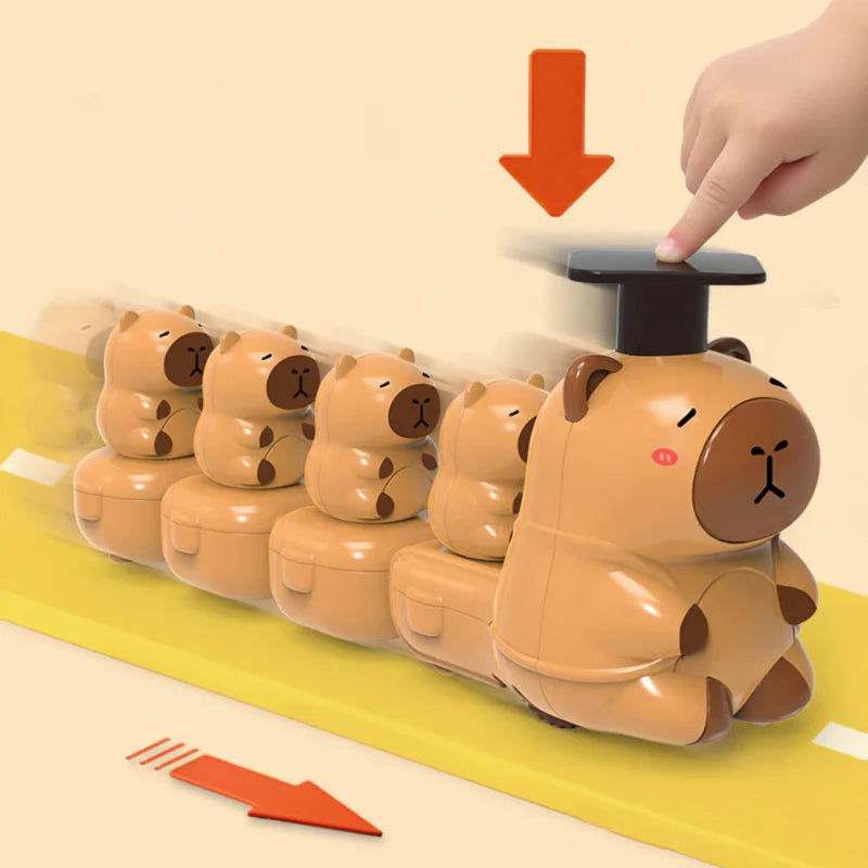 Capybara Train Toy – Playful & Cute – Busy Train
