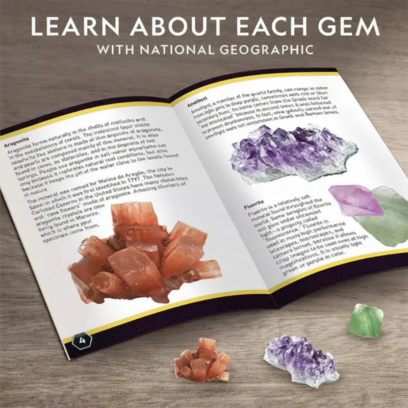 Gemstone Dig Kit – Discover & Learn – Crystal Digging Kit