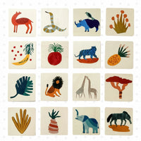 Thumbnail for MemoryMatch – Wood & Educational – Jungle Memory Game