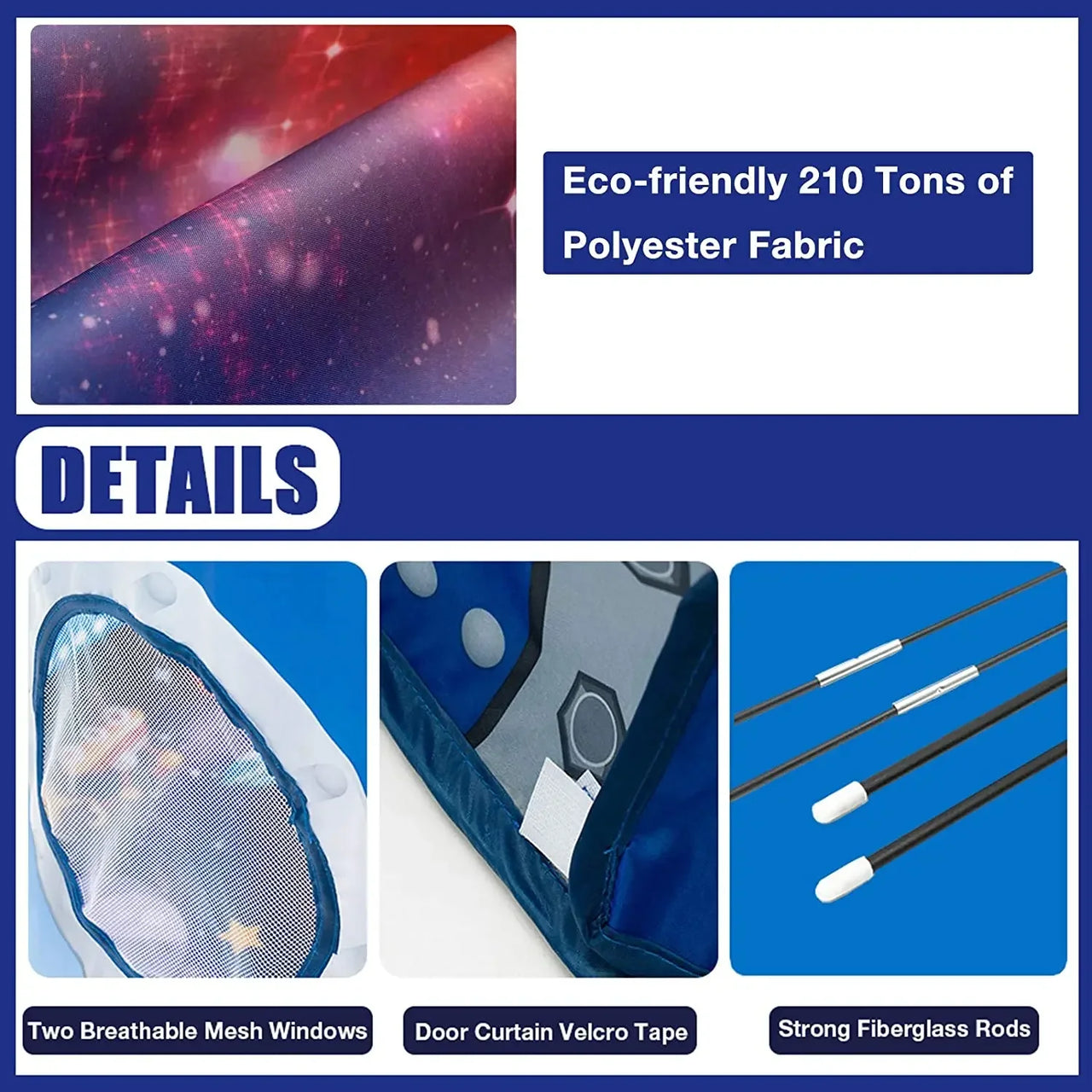 Rocket Ship Tent™ – Space Adventure Pop-up - Children's tent