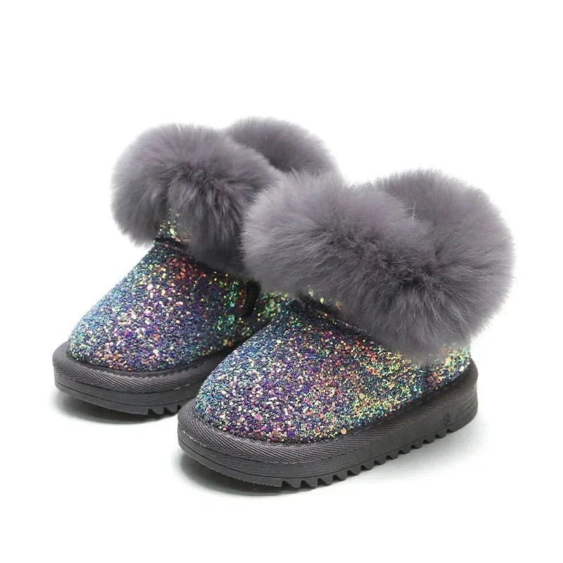 Mini Fashion™ - Warm & Stylish - Glitter Children's Winter Shoes