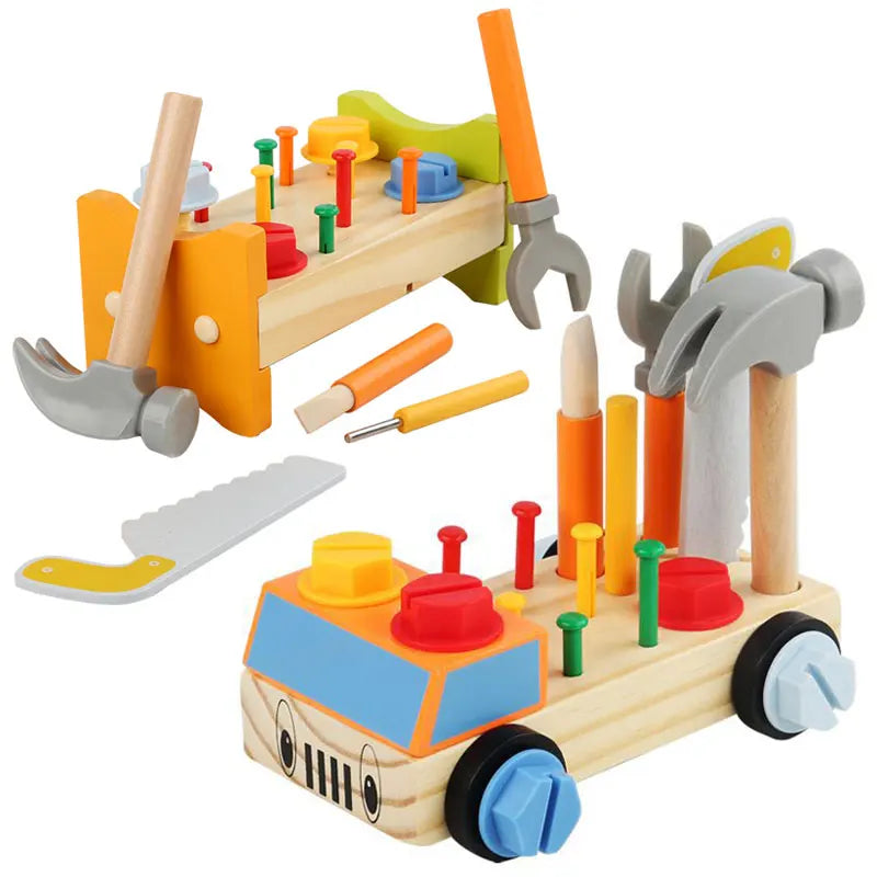 Woods™ - Turn & Learn - Montessori Car Screwboard