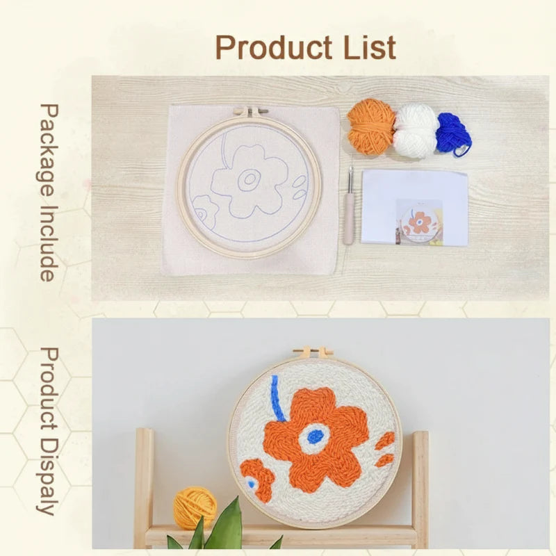 BloomCraft – Creative & Handmade – Embroidery Starter Kit