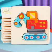 Thumbnail for 3D Wooden Puzzle™ - Playful Animal Adventure - Jigsaw Puzzle