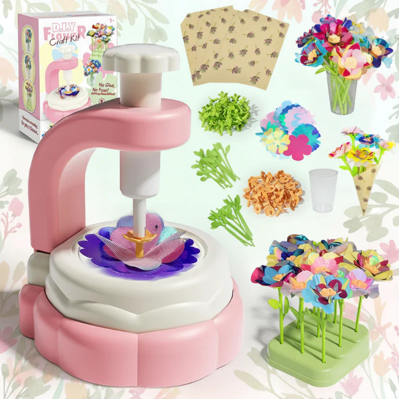 DIY Flower Bouquet Toy – Creative and Interactive – Craft Activity Set with Flowers