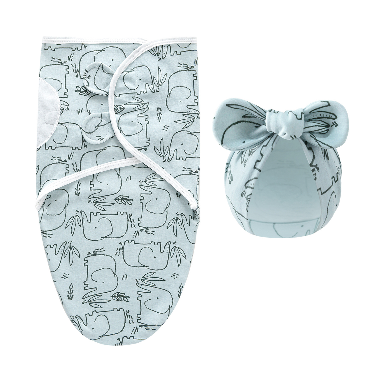 DreamNest – Peace & Comfort – Luxury Swaddle Blanket with Hat