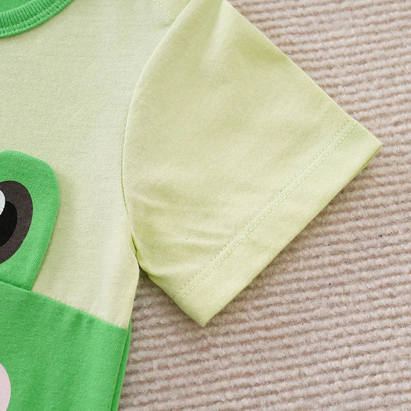 Mini Fashion™ - Soft For Baby Skin - Frog Pyjamas