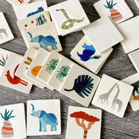 Thumbnail for MemoryMatch – Wood & Educational – Jungle Memory Game