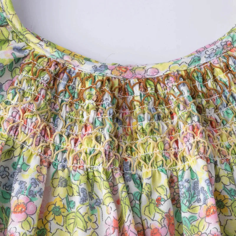 Floral Dress – Light & Airy – Girls' Flutter-Sleeve Dress