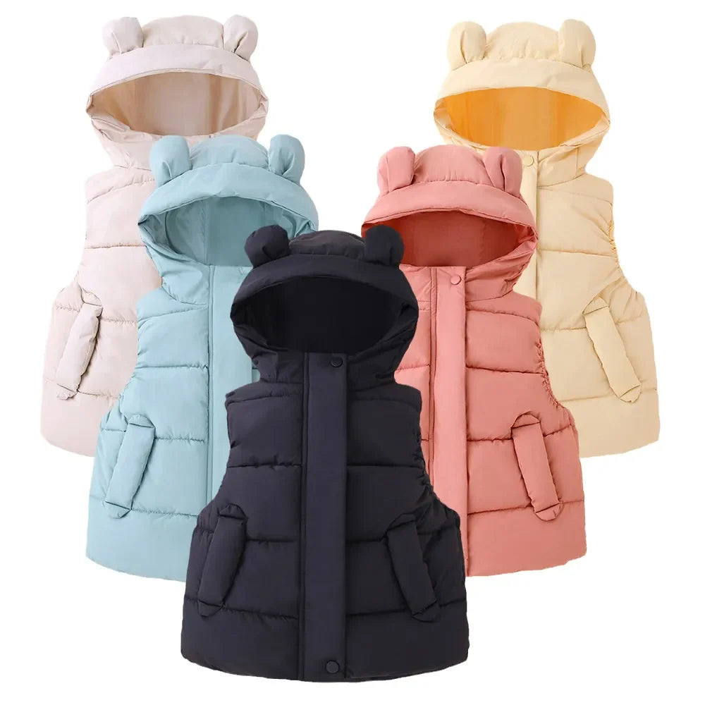 Mini Fashion™ - Warm & Trendy - Hooded Bodywarmer