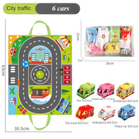 Thumbnail for Car Playmat™ - Cartoon Adventures - Car Playmat