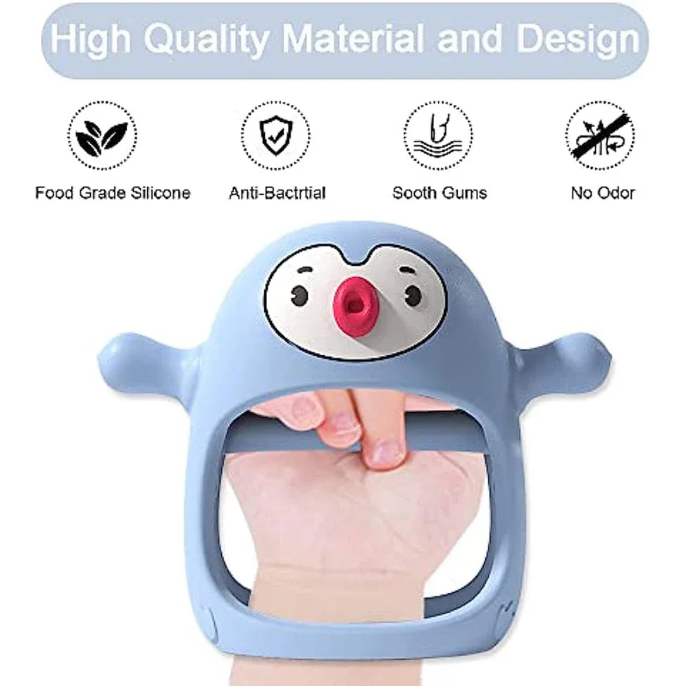 Penguin Teether™ - Soothing to gums - Silicone Teething Ring