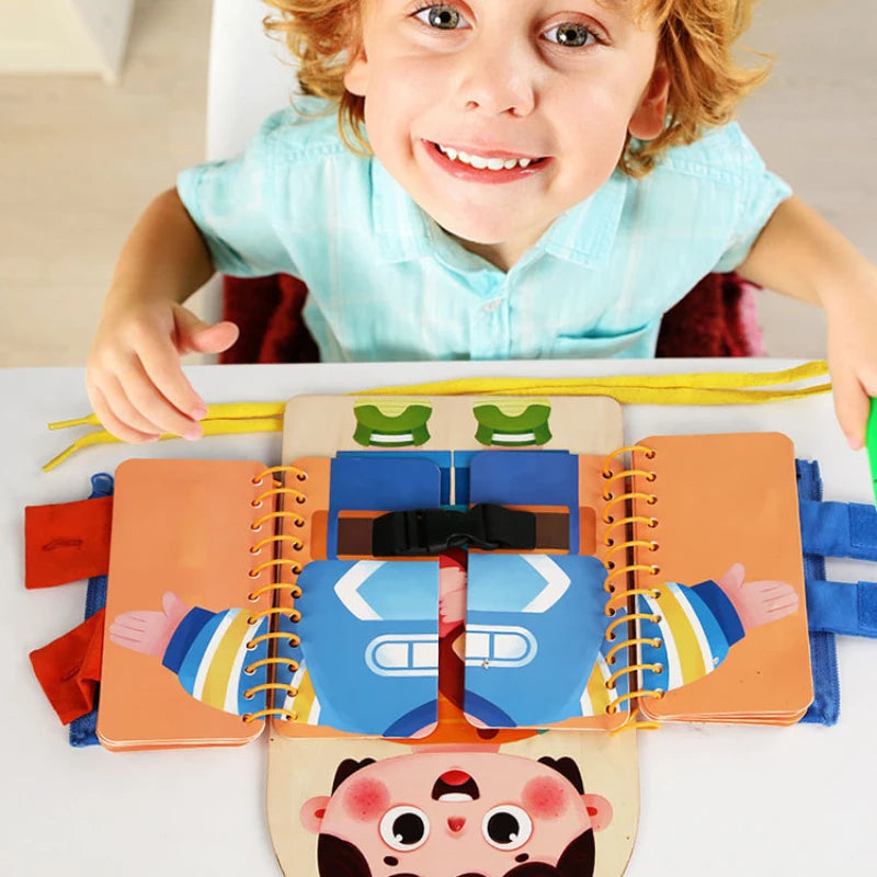 ClothesBook™ - Self-Sufficient Play - Dress-up Puzzle Book