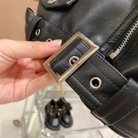 Thumbnail for Girls Leather Jacket – Cool & Stylish – Leather Kids Jacket