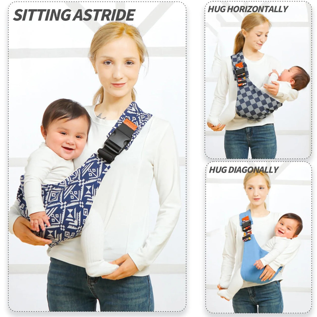 Baby Carry Sling Adjustable baby carrier Hip carrier My little Darling