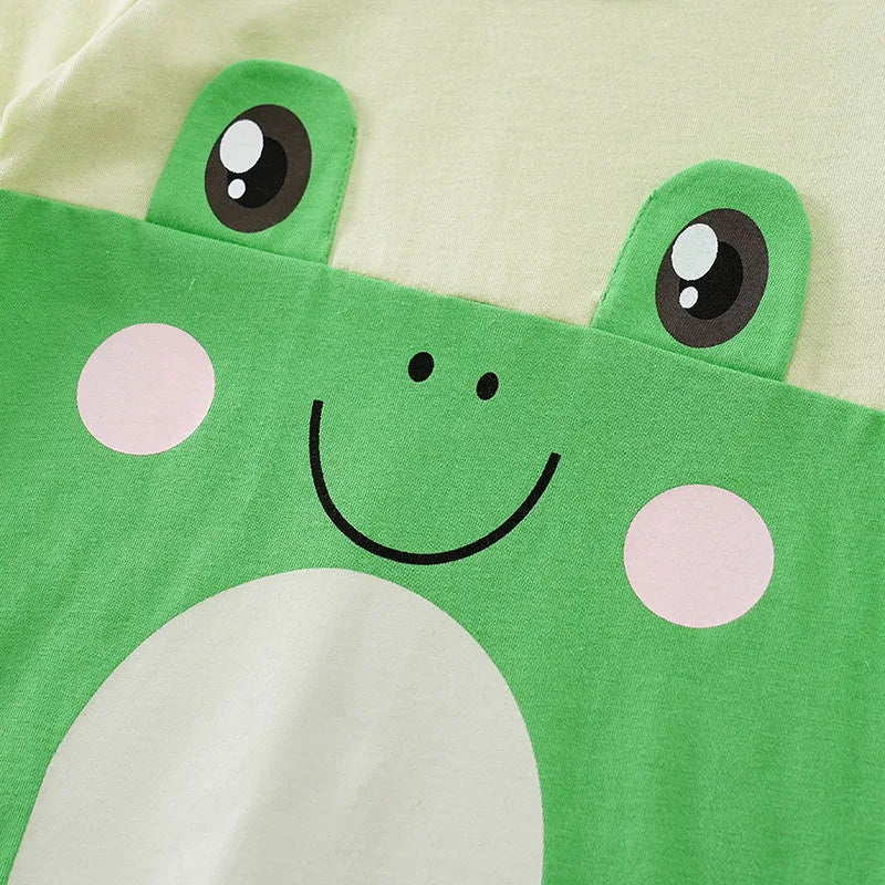 Mini Fashion™ - Soft For Baby Skin - Frog Pyjamas