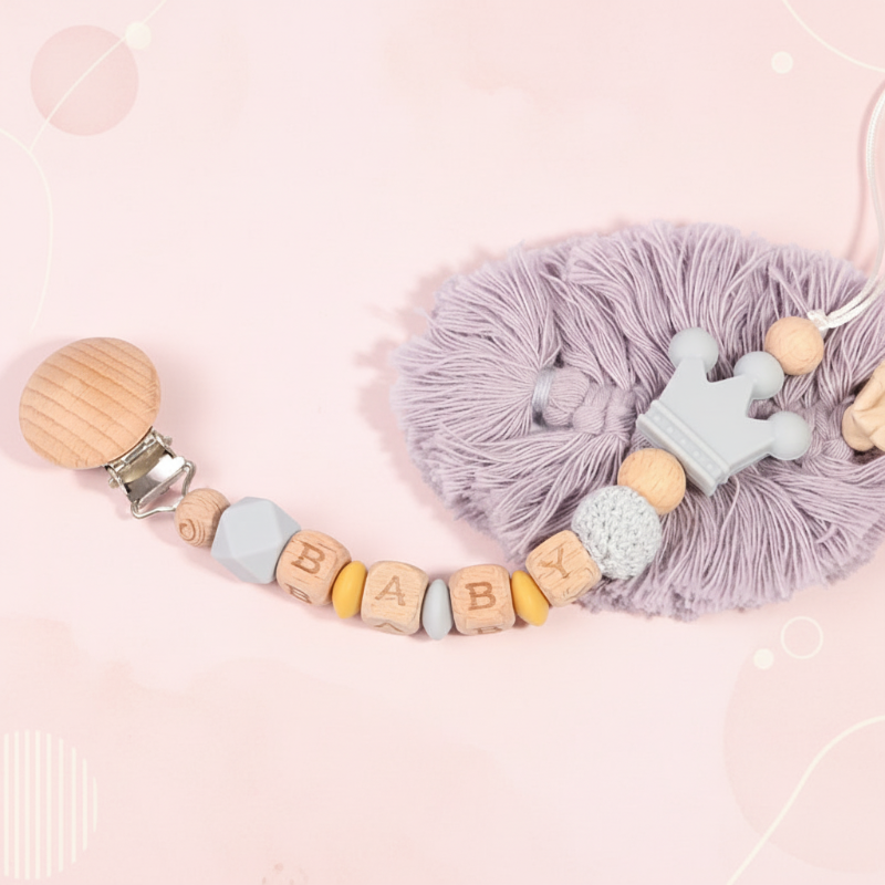 Personalized Pacifier Chain – Safe & Stylish - Personalized Pacifier Chain
