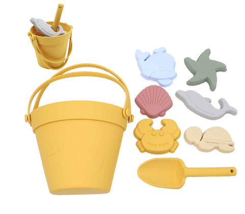 Silicone Beach Set™ - Beach Bucket Sand Adventure - Silicone Beach Set