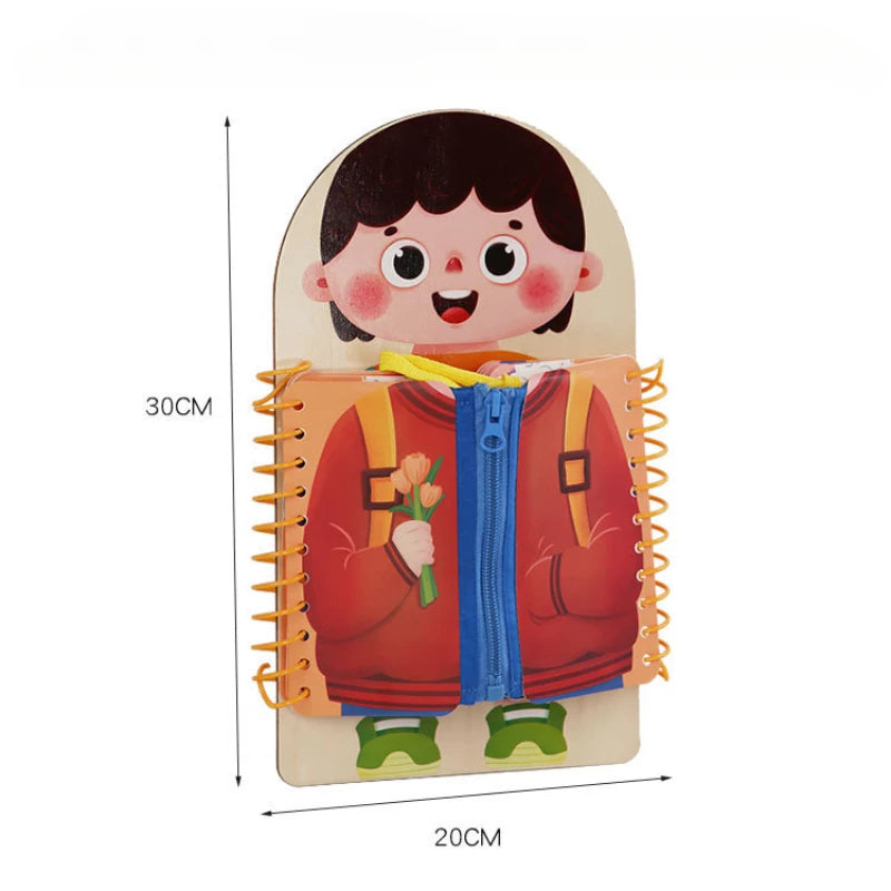 ClothesBook™ - Self-Sufficient Play - Dress-up Puzzle Book