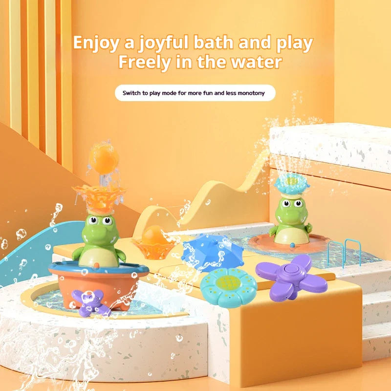 Light Up Crocodile Bath Toy – Interactive & Water Fun – Crocodile Fountain Bath Toys