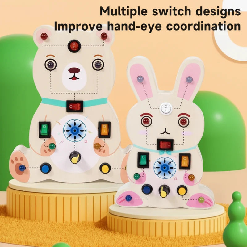 SmartSwitch – Montessori & Motor Skills – LED Play Board