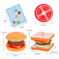 Thumbnail for Woods™ - Tasty Stacking - Sandwich Construction Toys