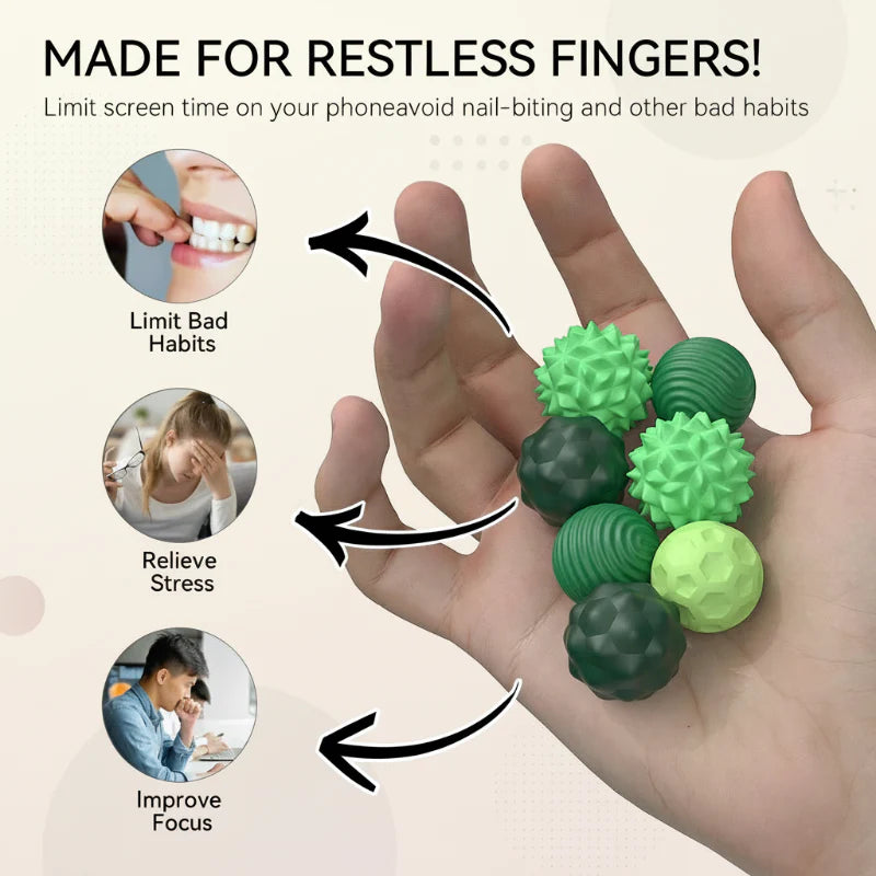 CalmSphere – Soft & Focused – Magnetic Stress Toy