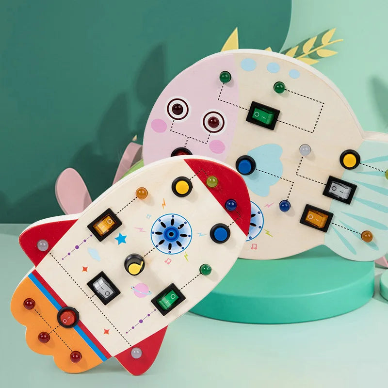 SmartSwitch – Montessori & Motor Skills – LED Play Board
