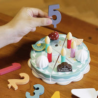 Thumbnail for TinyChef – Educational & Fun – Wooden Kitchen Set with Cake and Accessories