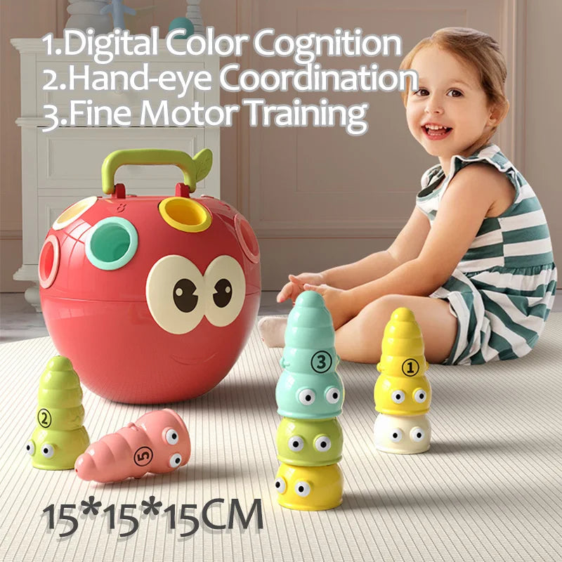 Tiny Sorter™ – Smart Stacking – Apple & Worm game