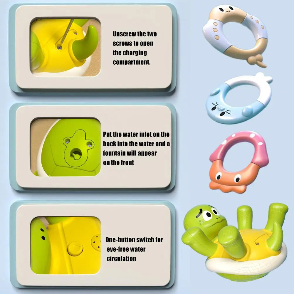 Water Turtle™ – Splash Fun in the Bath - Turtle Fountain